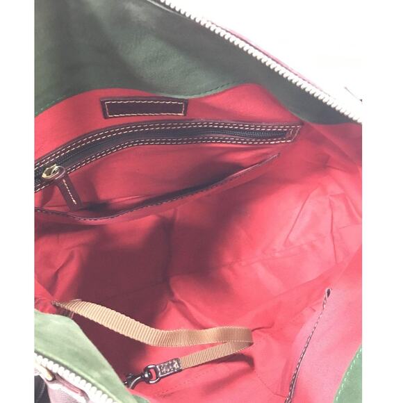 Women’s Dooney & Bourke Florentine Merlot Leather Satchel Bag w/ COA - Picture 5 of 6